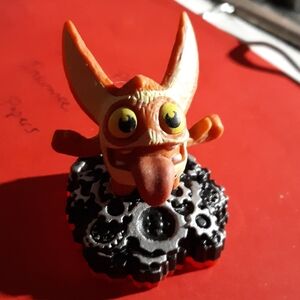 Orange and Black Monster Figurine Skylander